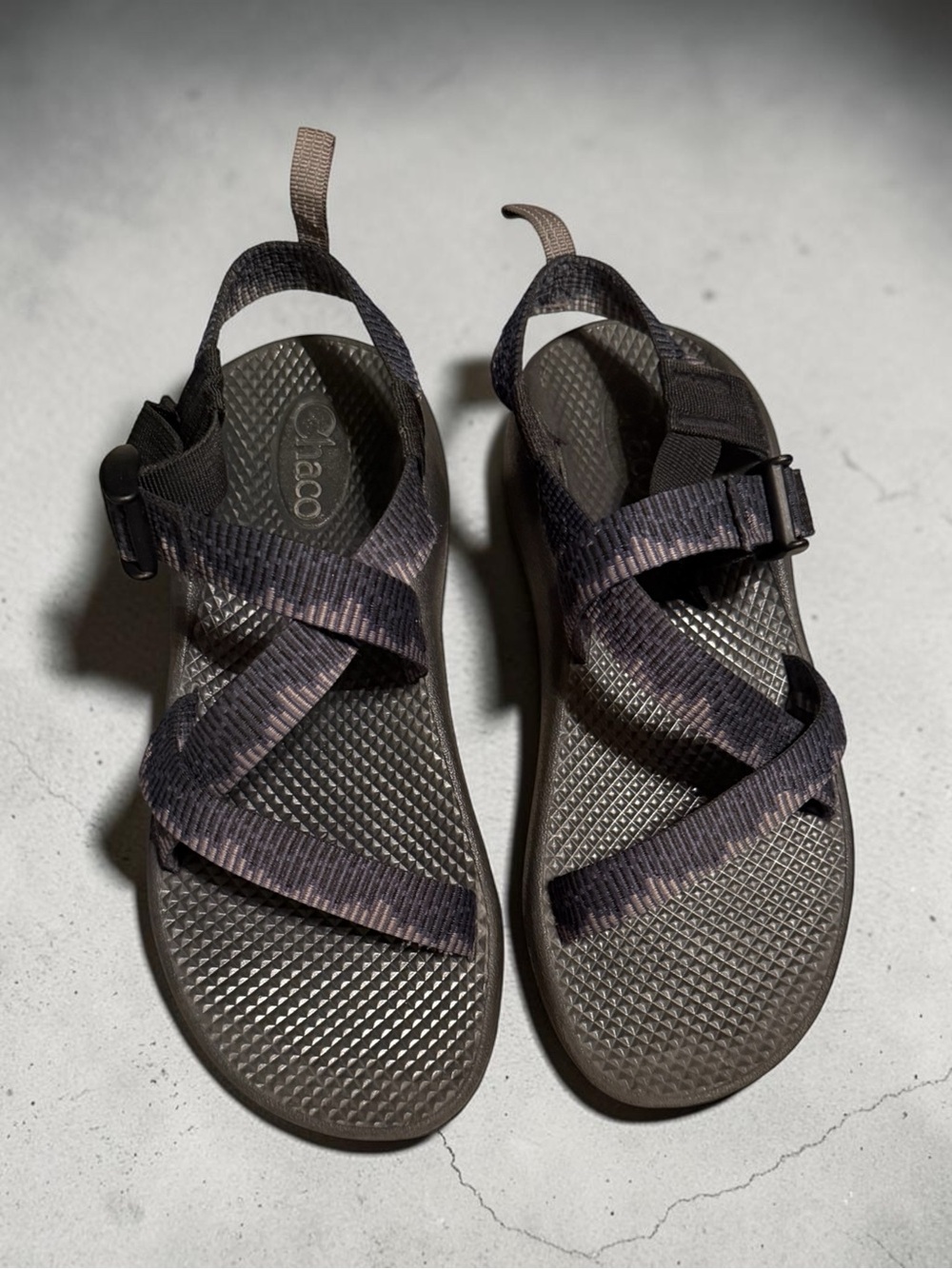 Chaco Women's Sport Sandals in Black and Dark Gray